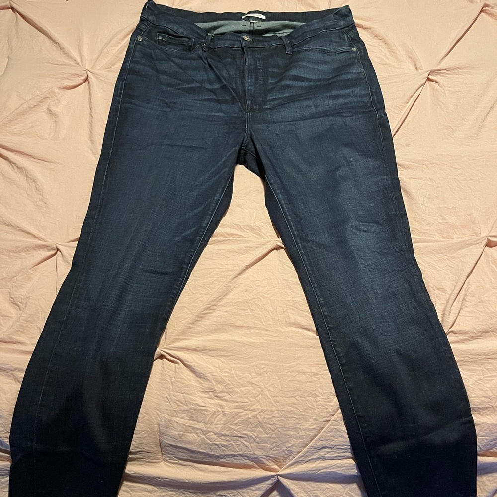 Good American PLUS SIZE “Good Waist” Dark Denim